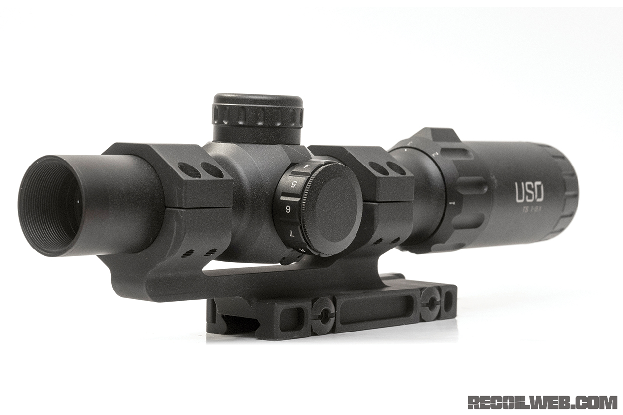 US Optics TS 18x Paired With the Latest Plumb Reticle RECOIL