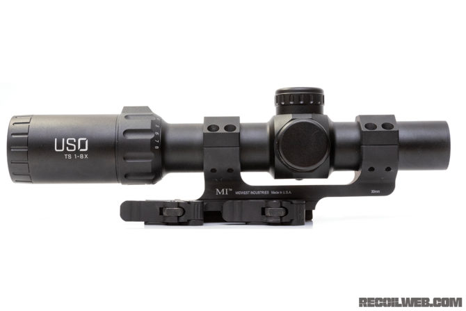 US Optics TS 1-8x Paired With the Latest Plumb Reticle