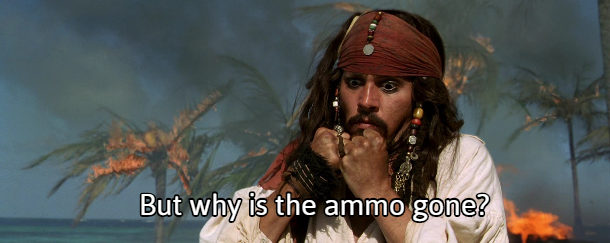 Captain Jack Sparrow needs ammo too