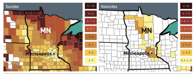 gun deaths minnesota