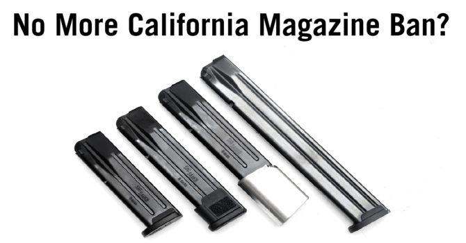 California Magazine Ban Challenged