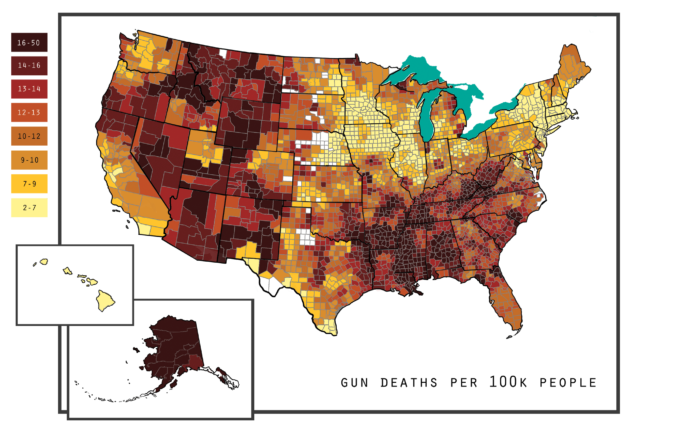 gun deaths per capita