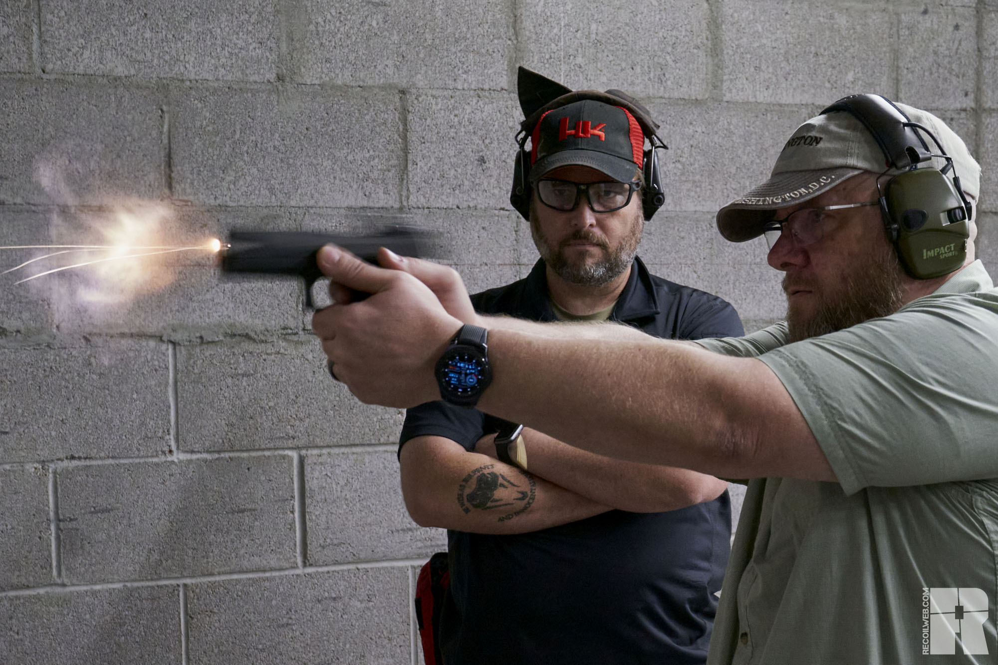 john correia first time gun owner firing