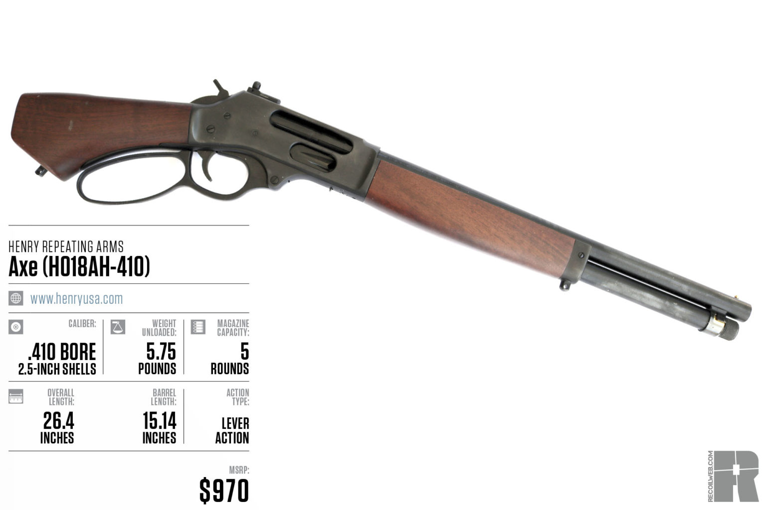Henry Axe .410 "Firearm" Review RECOIL