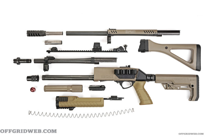 Fabarm STF 12 disassembled