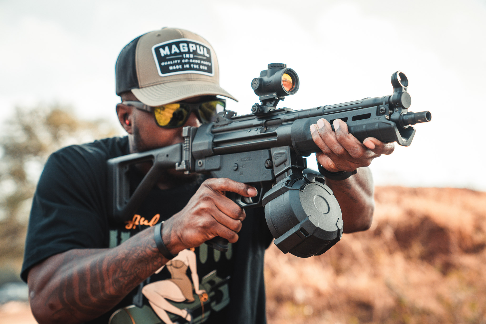 New MP5 Drum Mag The Magpul PMAG D50 MP RECOIL