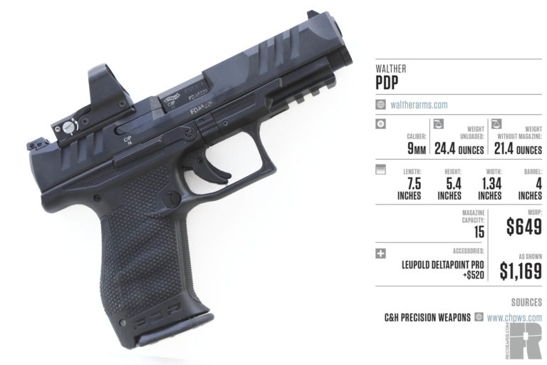 Walther PDP Match Grade Performance with Brawl Toughness RECOIL