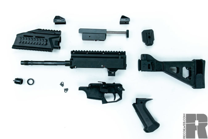 CZ Scorpion Disassembled