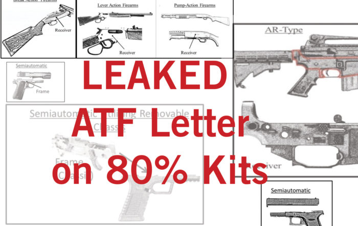 Leaked: ATF Documents on 80% Parts