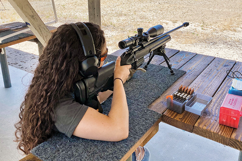 Antoinette Balta shooting precision rifle
