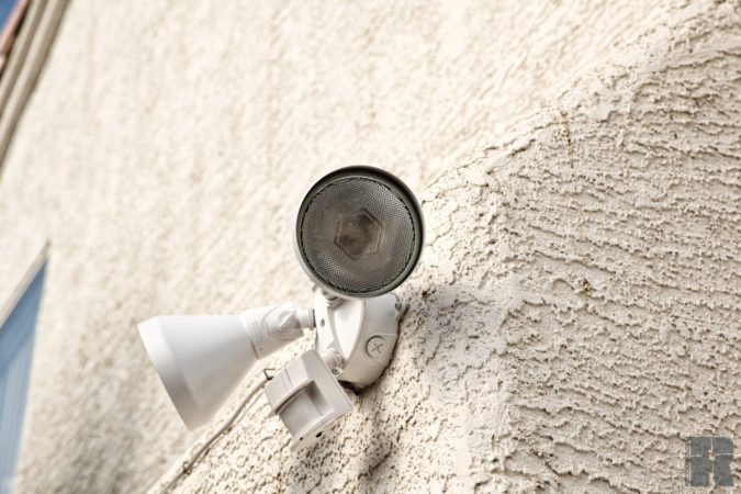 DIY home security system motion sensor lights