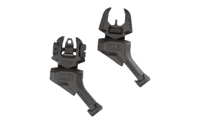 F.A.B. Defense offset iron sights