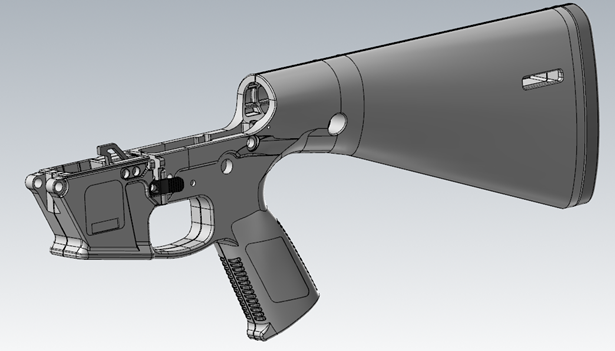 KE Arms KP-9 3d render