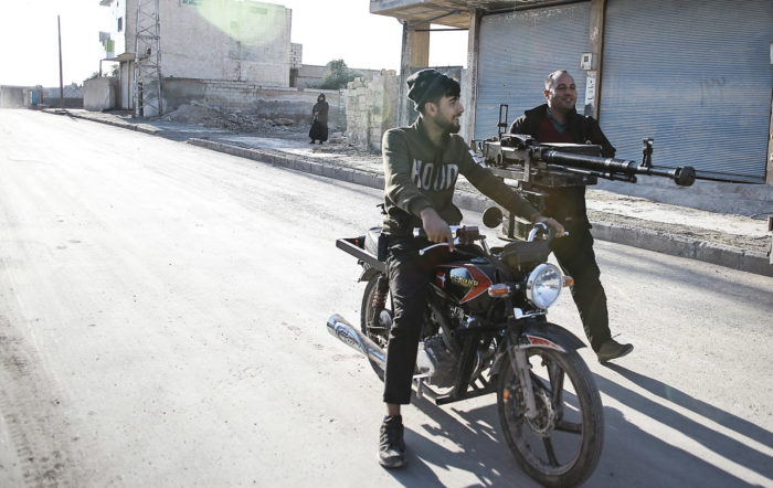 DShK on Wheels: Motorcycle Mounted Machine Gun