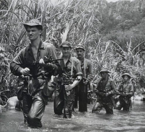 SAS Patrolling in the Jungle