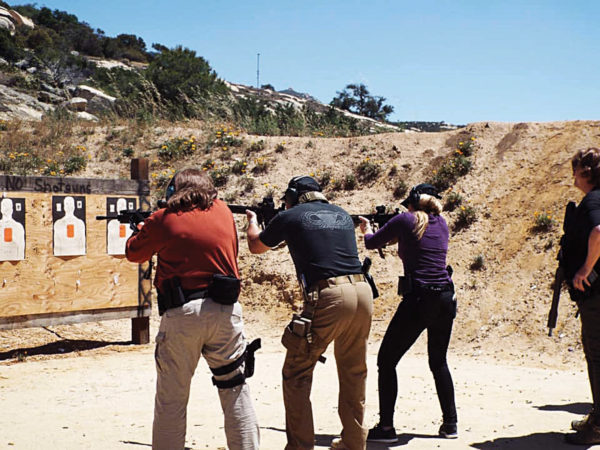 pink pistols at the range