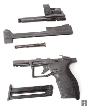 Taurus TX22 disassembled