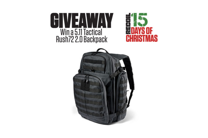 12 Days of Christmas 2021: Day 8 – 5.11 Tactical RUSH72 2.0 Backpack