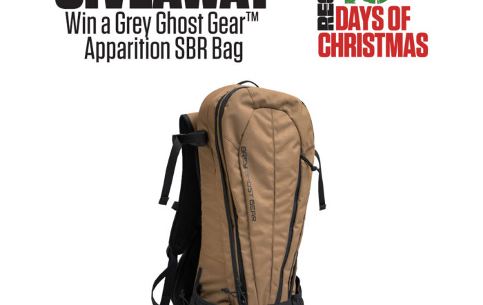 12 Days of Christmas 2021: Day 10 – Grey Ghost Gear Apparition SBR Bag filled with Swag