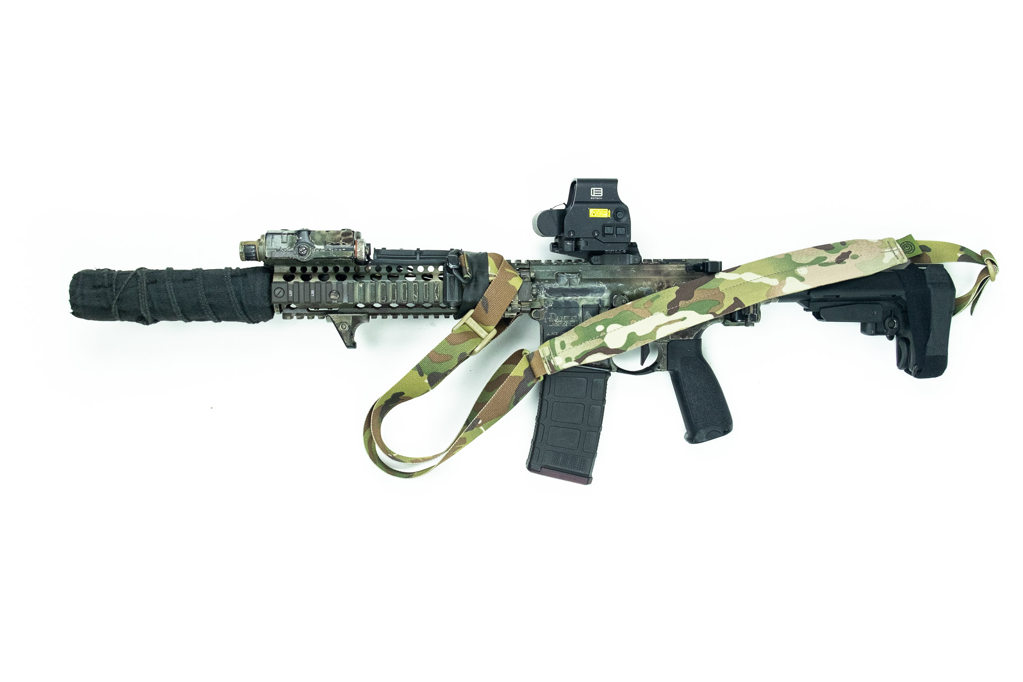 Adjustable 1 one Point Tactical MultiCam Rifle Sling Gun Strap 
