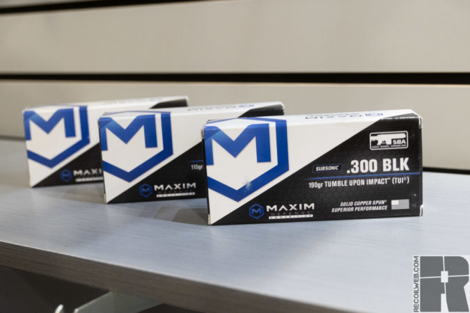 Maxim Defense Frangible 5.56 Shot Show 2022