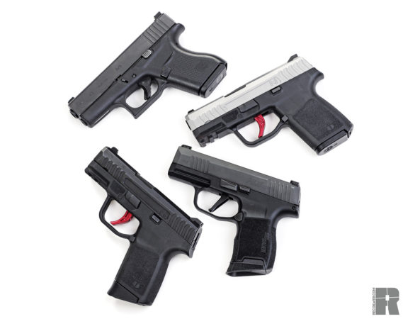 Pocket Sized Pistols Glock 43 Sig p365