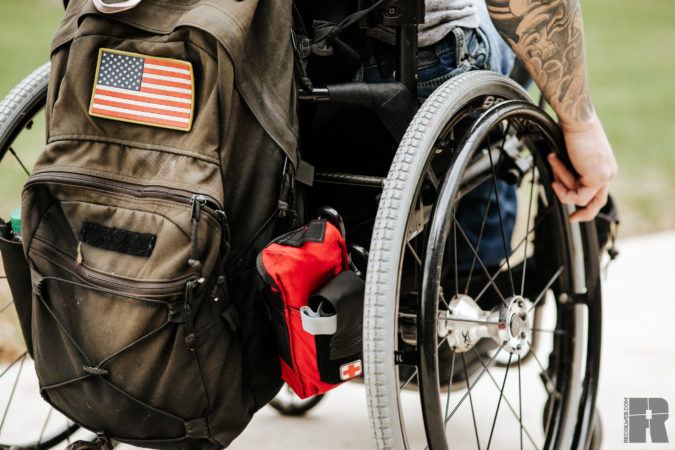 wheelchair concealed carry medical pack