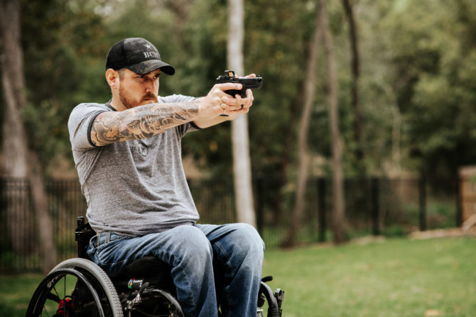 wheelchair concealed carry cover