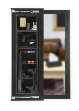 Tactical Walls Full-Length Concealment Mirror  hidden gun safe