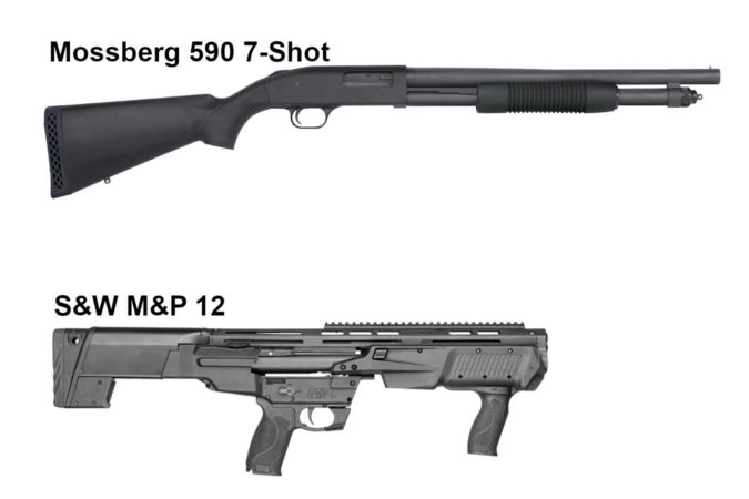 Bullpup Vs normal shotgun no measurements