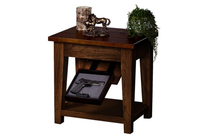 Tactical Traps End Table hidden safe