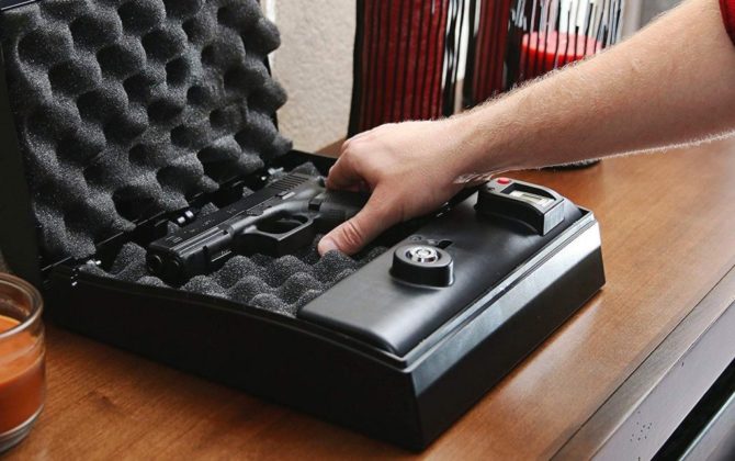 bedside handgun safe