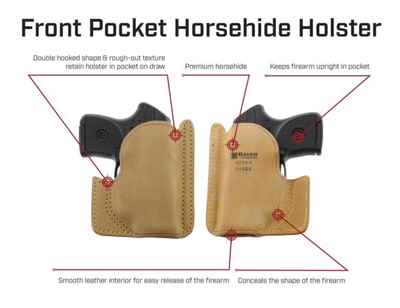 Galco Front Pocket Horsehide Holster