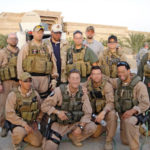 Blackwater contractors in the Green Zone, Baghdad, 2007.