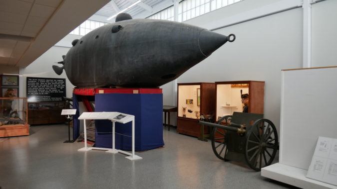 American Civil War-era submarine called the Intelligent Whale.