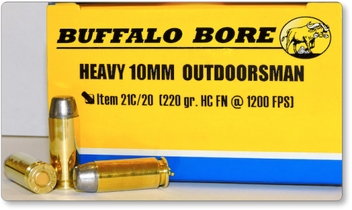 Buffalo Bore Heavy Outdoorsman 10mm 220 gr. Hard Cast FN