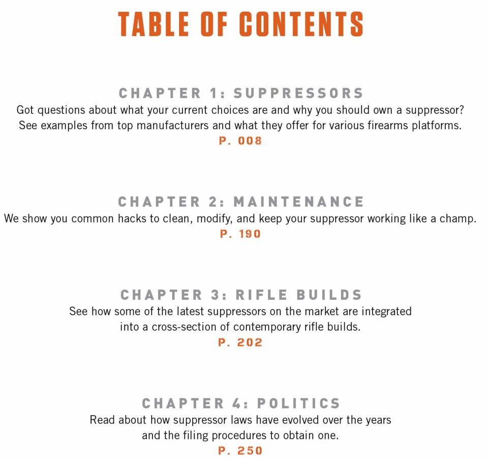 Suppressors RECOIL Magazine’s Complete Guide To Buying, Maintaining, And Shooting With A