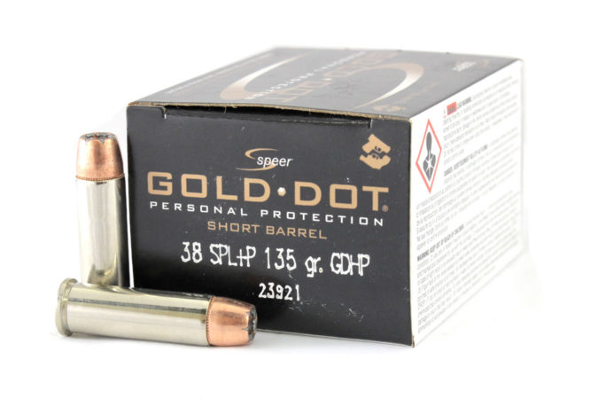 Speer Gold Dot Short Barrel 135gr JHP Best .357 Magnum Ammo: Complete Buyer’s Guide [2023]