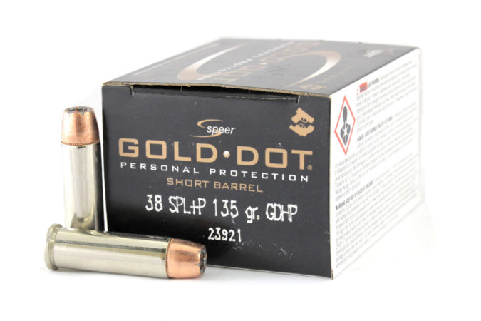 Speer Gold Dot Short Barrel 135gr JHP Best .357 Magnum Ammo: Complete Buyer’s Guide [2024]