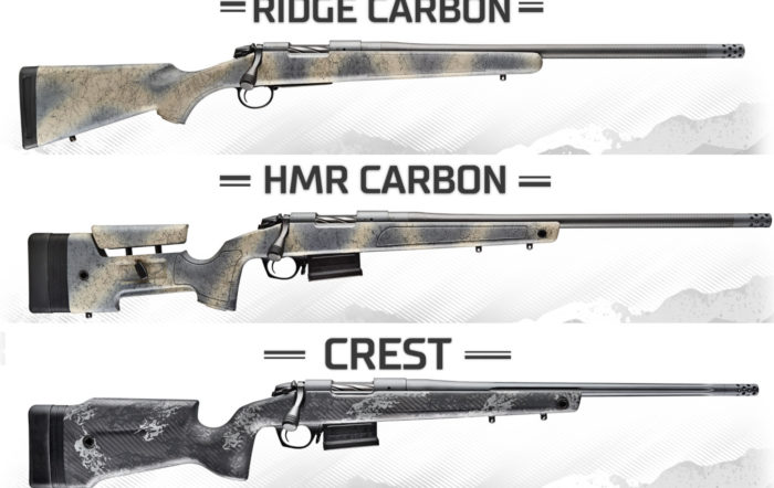 First Look: Bergara Carbon Fiber Rifles, Crest, HMR, & Ridge