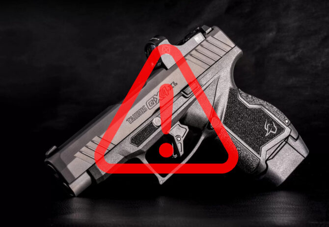 Taurus GX4 Pistol Safety Notice: Is Your Pistol Drop Safe?