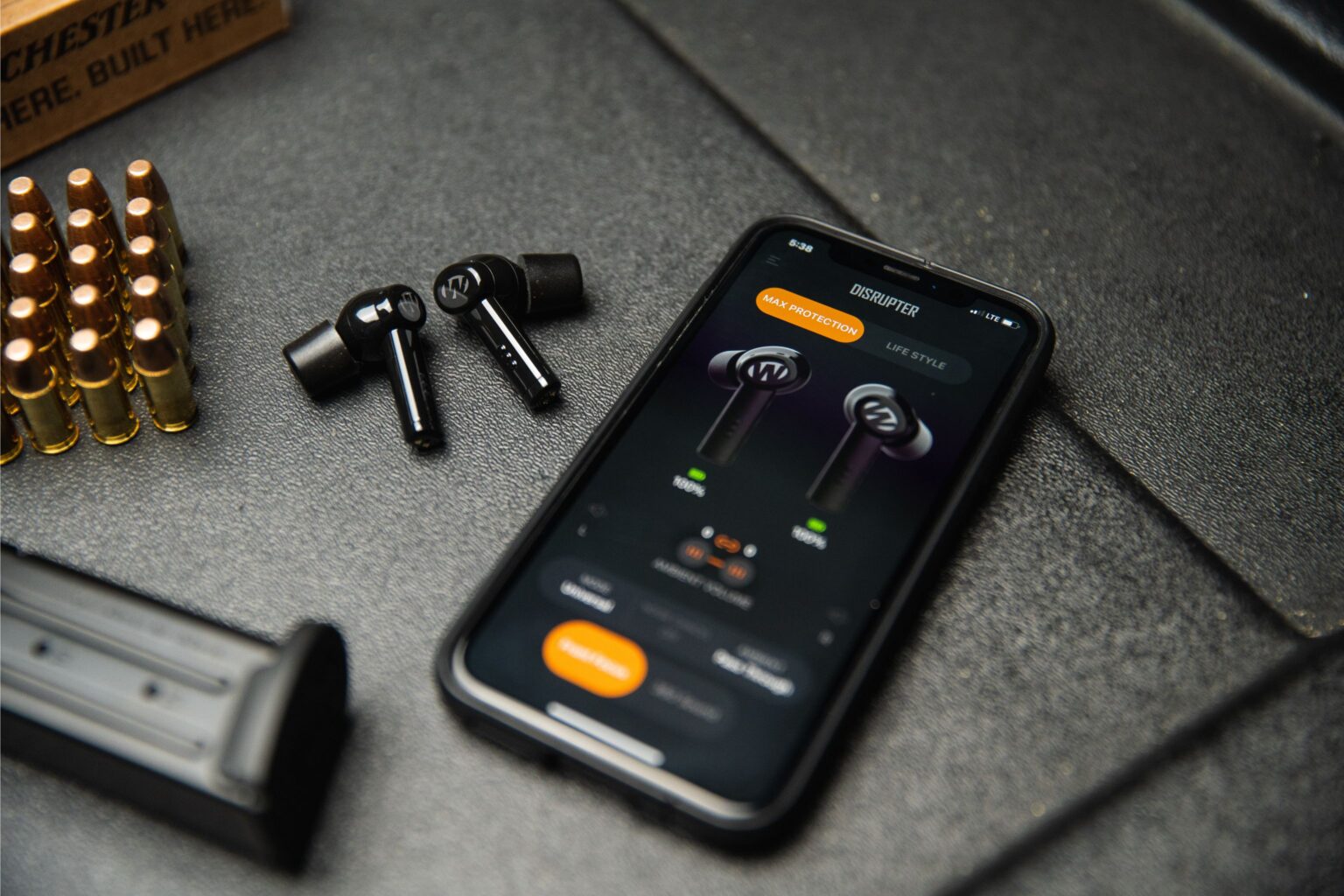 First Look Walker's Disrupter Electronic Ear Buds RECOIL