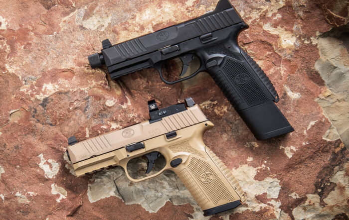 FN Releases New Optics Ready Pistols In Small Bore And Big Bore: .22 LR, .45 ACP, And 10mm