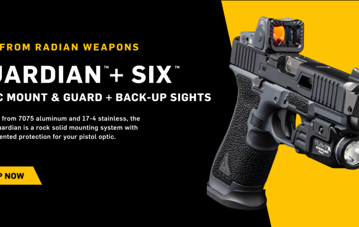 First Look: Radian Weapons Optics Mount & Back-Up Sights, The Guardian + SIX
