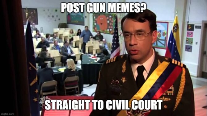 Firearm Industry Giants Sued For Gun Memes