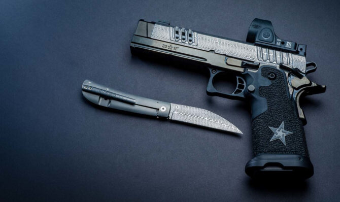 A Gun Fit For A Knife Fight: A One-of-One Project Pistol with Custom Bladesmith Michael Quesenberry