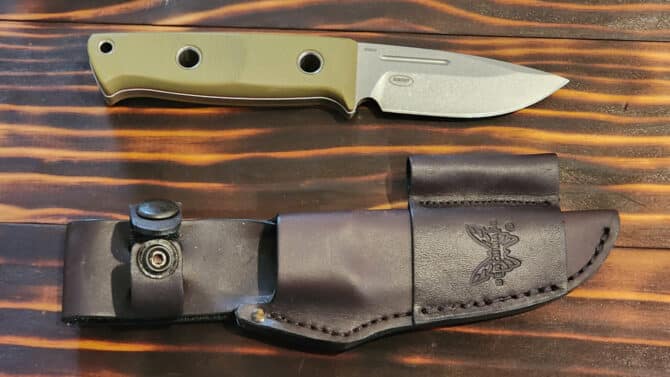 NEW From Benchmade: P.S.K., Redoubt Tanto, & Mini Bushcrafter [REVIEW ...