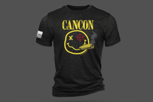 Nine Line Apparel + CANCON Smiley T-Shirt On Sale NOW! [LIMITED TIME DESIGN]