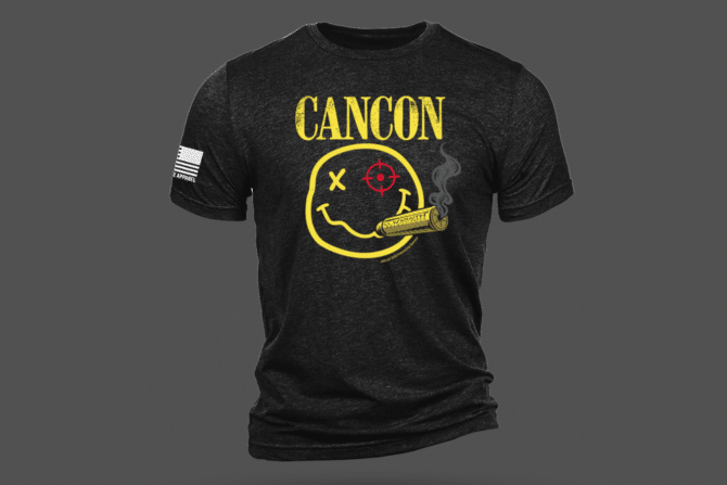 Nine Line Apparel + CANCON Smiley T-Shirt On Sale NOW! [LIMITED TIME DESIGN]